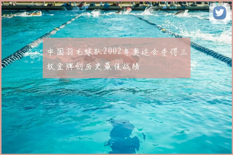 中国羽毛球队2002年奥运会夺得三枚金牌创历史最佳战绩